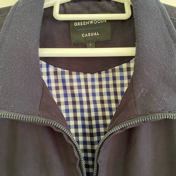 Mens Blue Greenwoods Casual Jacket - Picture 2 of 2
